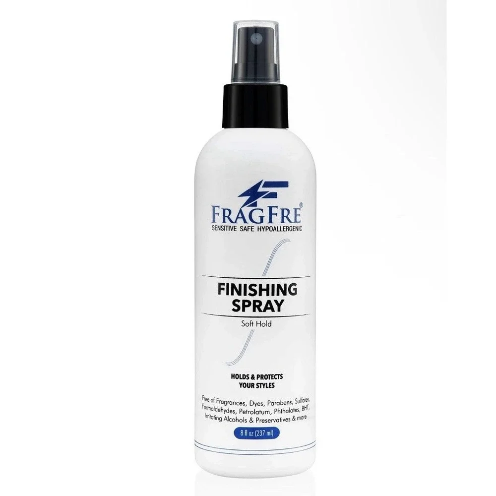 FRAGFRE Hair Finishing Spray 8 oz - Firm Hold for Sensitive Skin